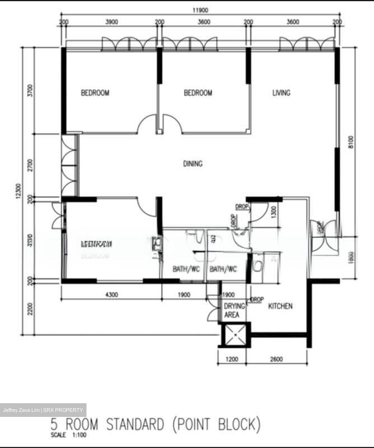 Blk 99 Pearl Garden (Bedok), HDB 5 Rooms #594003251